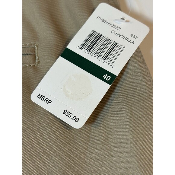 NEW PGA TOUR Flat Expandable Waist Shorts Tan Khaki Men's Size 40 MSRP$55 - Picture 14 of 14